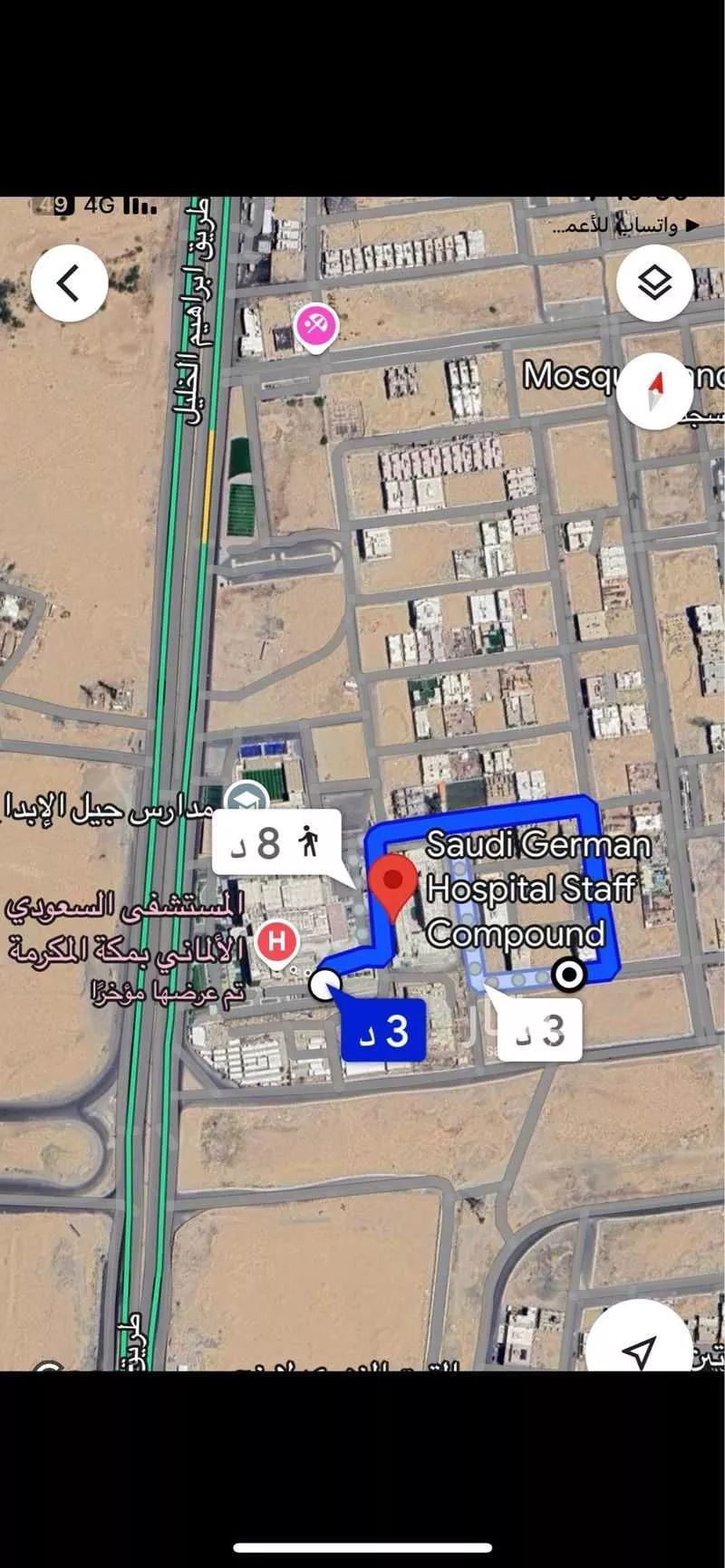 أرض للبيع في شارع الثامر, حي الهجلة الجديد, مدينة مكه المكرمه, منطقة مكة المكرمة 1 صورة