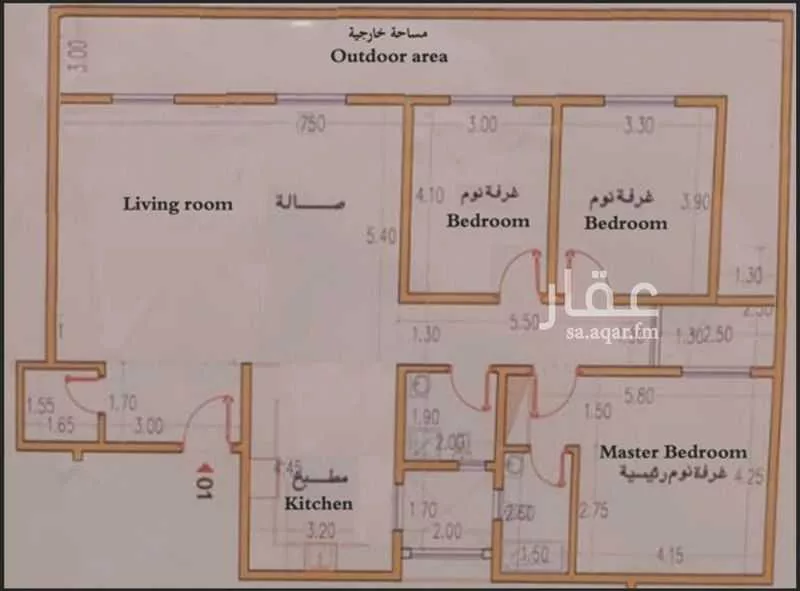 شقة للإيجار في شارع الحيفة, حي الملقا, مدينة الرياض, منطقة الرياض 1 صورة
