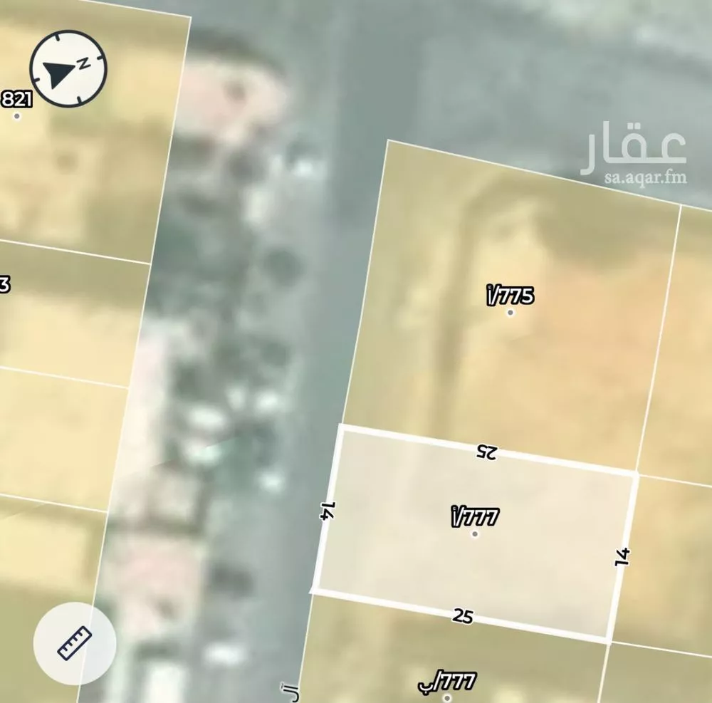 أرض للبيع في شارع ال صفيان, حي ظهرة العودة شرق, مدينة امارة منطقة الرياض - الدرعيه, منطقة الرياض 1 صورة