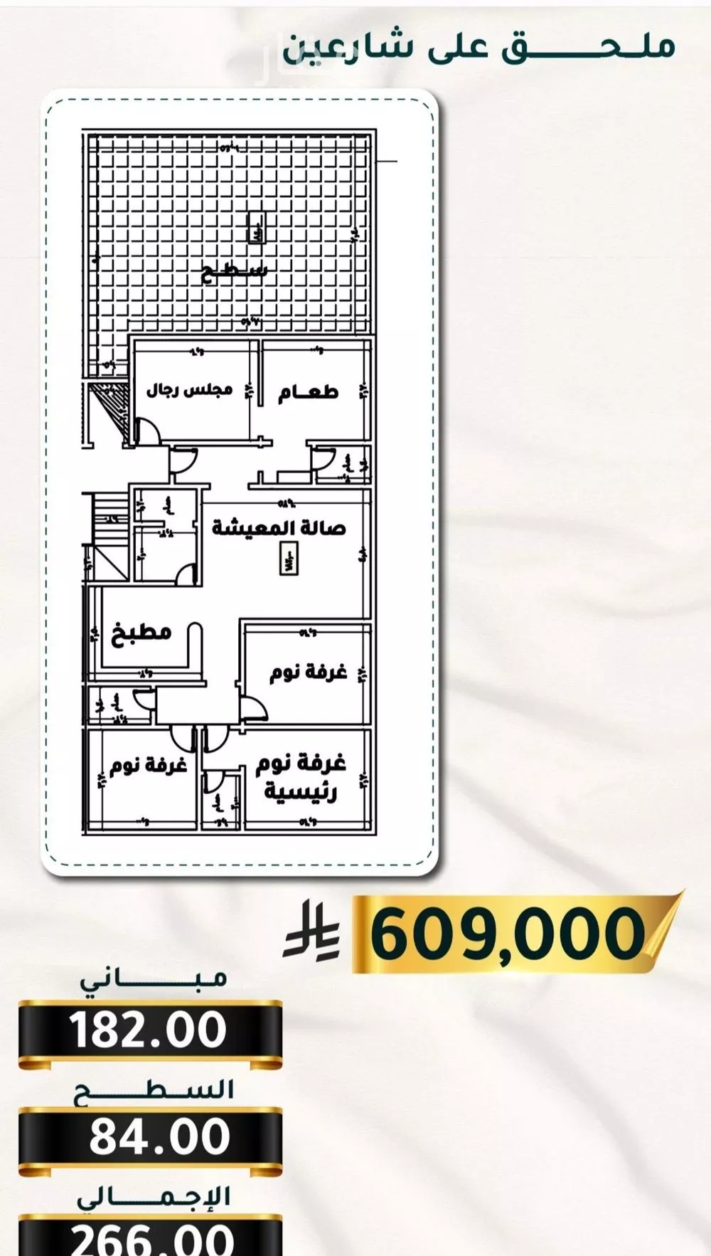 شقة للبيع في شارع الاسود, حي الثغر, مدينة جدة, منطقة مكة المكرمة 1 صورة