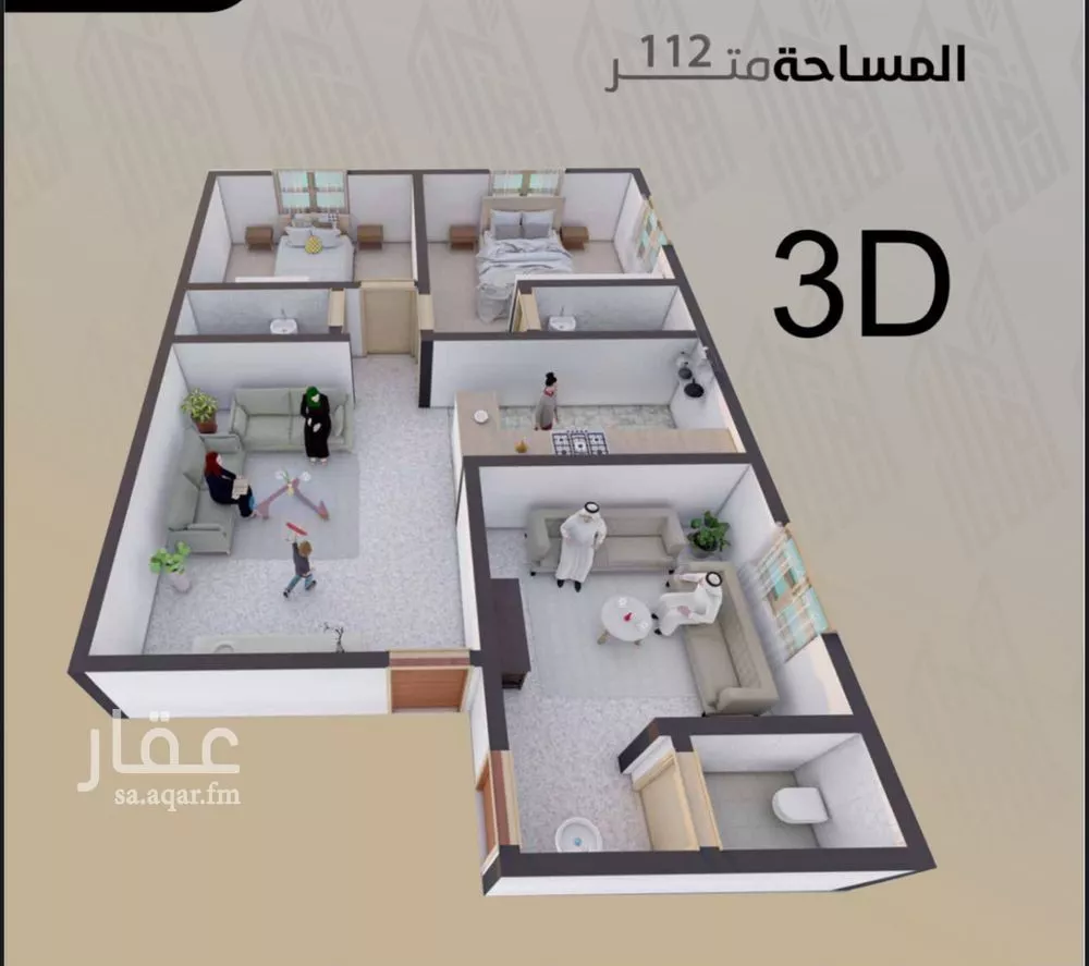 شقة للبيع في شارع مناره المروه, حي السلامة, مدينة جدة, منطقة مكة المكرمة 1 صورة