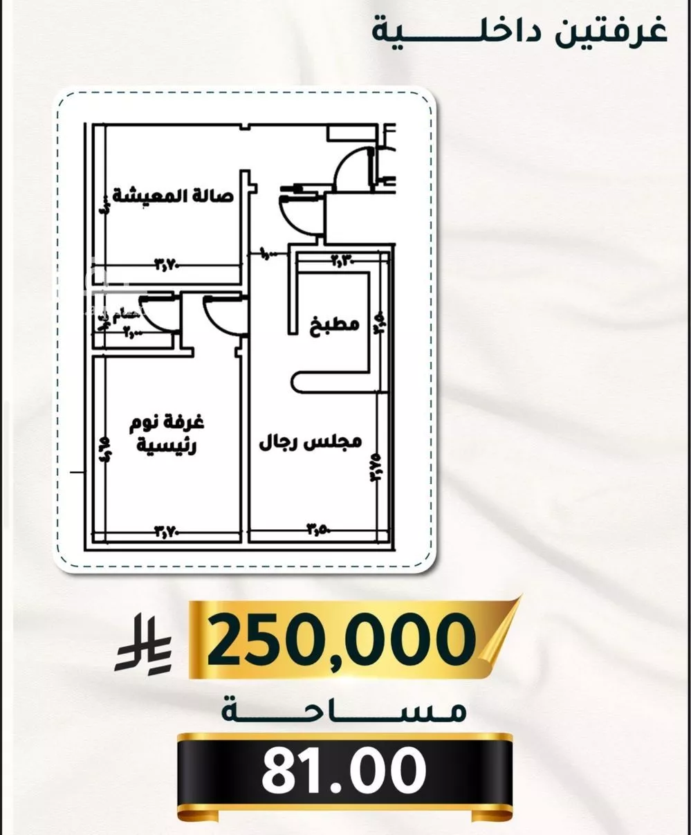 شقة للبيع في شارع الاسود, حي الثغر, مدينة جدة, منطقة مكة المكرمة 1 صورة