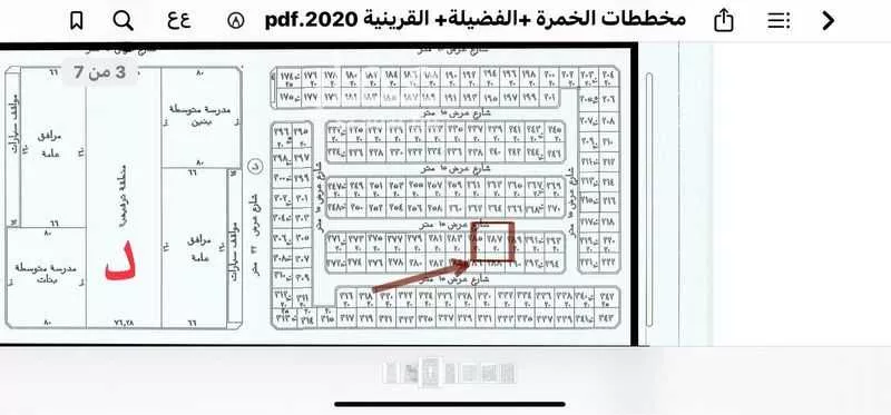 أرض للبيع في شارع حجاف, حي الفضيلة, مدينة جدة, منطقة مكة المكرمة 1 صورة