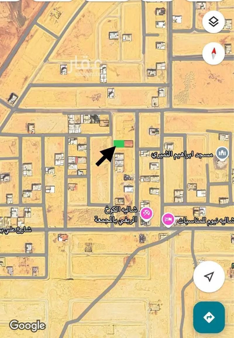 أرض للبيع في حي الروضة, مدينة المجمعه, منطقة الرياض 1 صورة