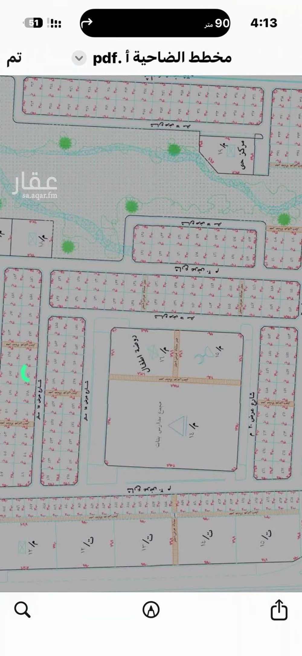 أرض للبيع في حي الأزهر, مدينة خميس مشيط, منطقة عسير 1 صورة