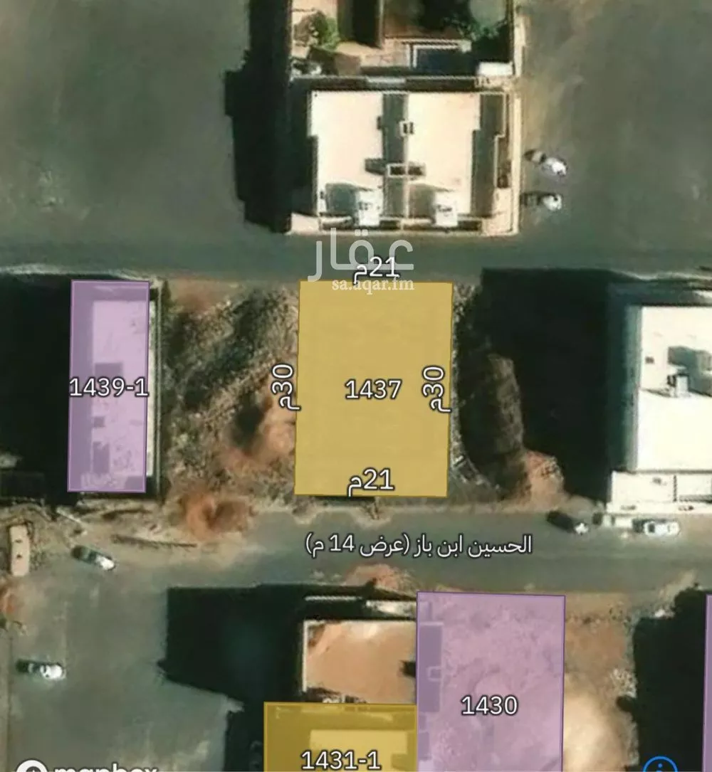 أرض للبيع في شارع الحسين ابن باز, حي الخضراء, مدينة المدينة المنورة, منطقة المدينة المنورة 1 صورة