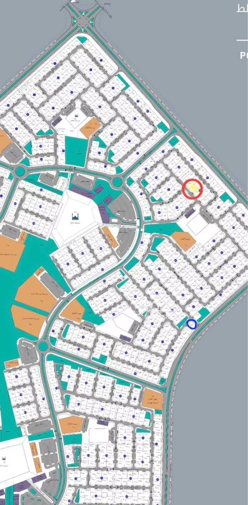 أرض للبيع في شارع المتنبي ، حي هجر الحادي عشر ، الهفوف‎ ، الاحساء 1 صورة