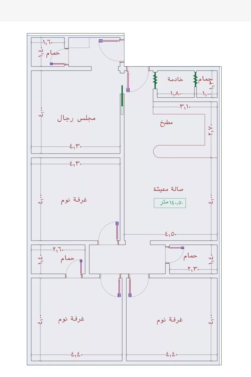 شقة للبيع في شارع عمر الخردلي, حي الجامعة, مدينة جدة, منطقة مكة المكرمة 1 صورة