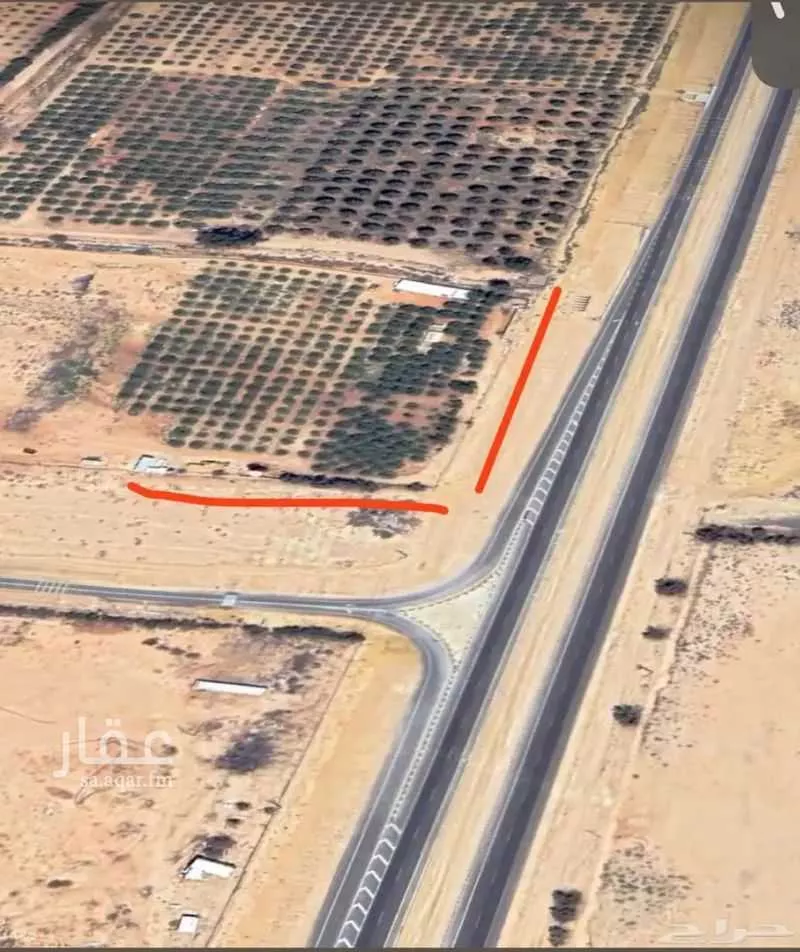 مزرعة للبيع في شارع طريق الملك سلمان, حي مزارع الحماده الشماليه, مدينة مزارع الحماده الشماليه, منطقة الرياض 1 صورة