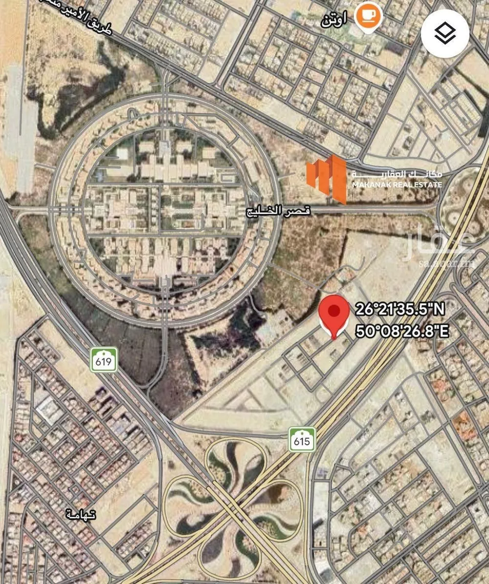 أرض للبيع في شارع 13 قصر الخليج, حي قصر الخليج, مدينة الدمام, المنطقة الشرقية 1 صورة