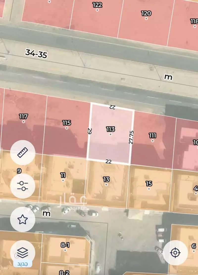 أرض للبيع في شارع ثابت ابن يسار, حي السلام, مدينة المدينة المنورة, منطقة المدينة المنورة 1 صورة