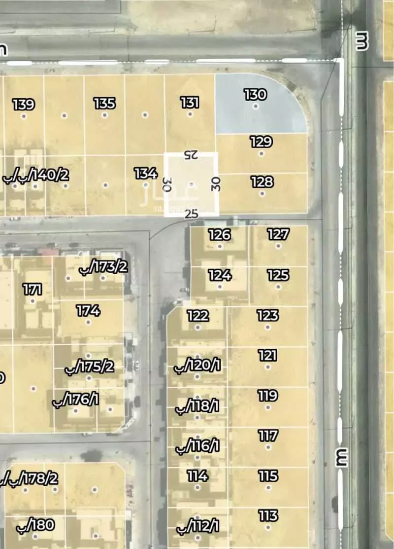 أرض للبيع في شارع نصر الله الكيال, حي الفنار, مدينة الاحساء, المنطقة الشرقية 1 صورة