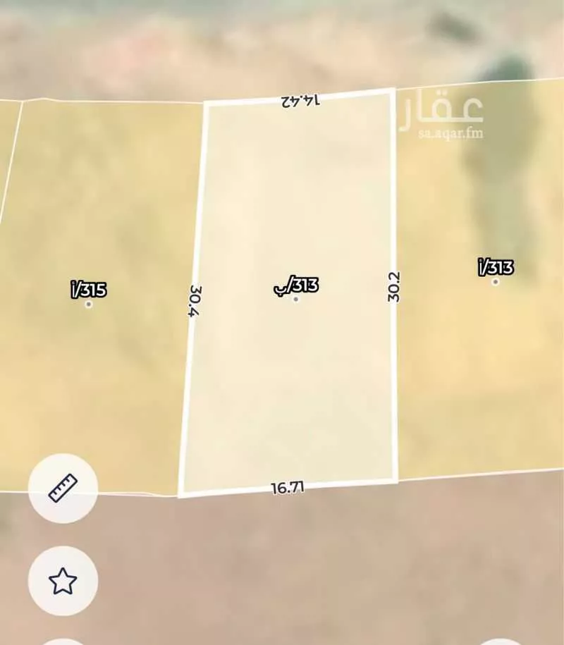 أرض للبيع في شارع 1335937, حي ظهره العودة غرب, مدينة امارة منطقة الرياض - الدرعيه, منطقة الرياض 1 صورة