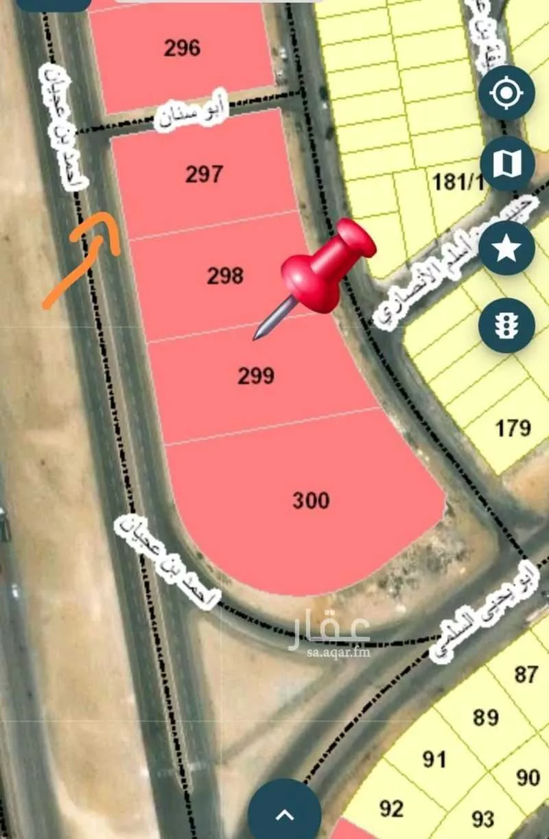أرض للبيع في شارع احمد بن عجيان, حي طيبة, مدينة الدمام, المنطقة الشرقية 1 صورة