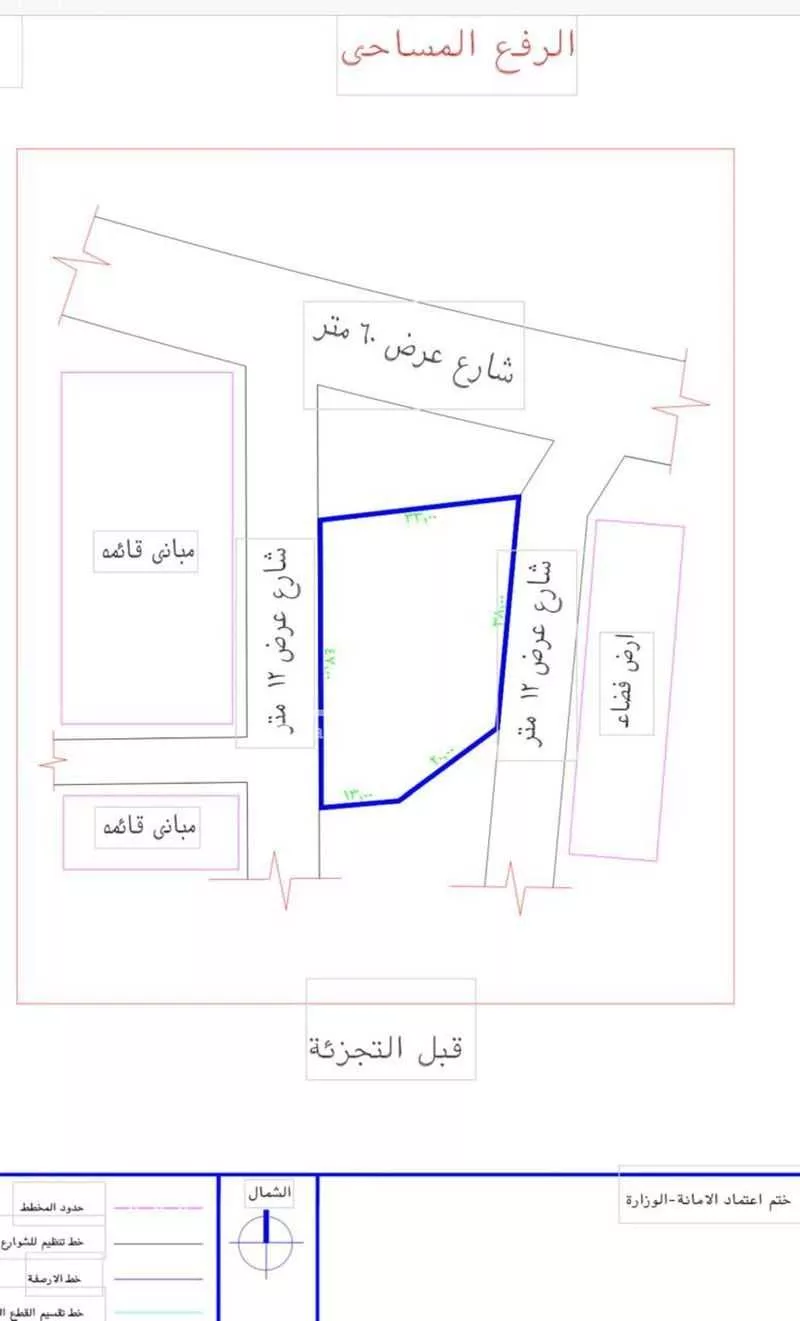 أرض للبيع في شارع العام, حي الخطيه   روان العبيد, مدينة الخطيه   روان العبيد, منطقة جازان 1 صورة
