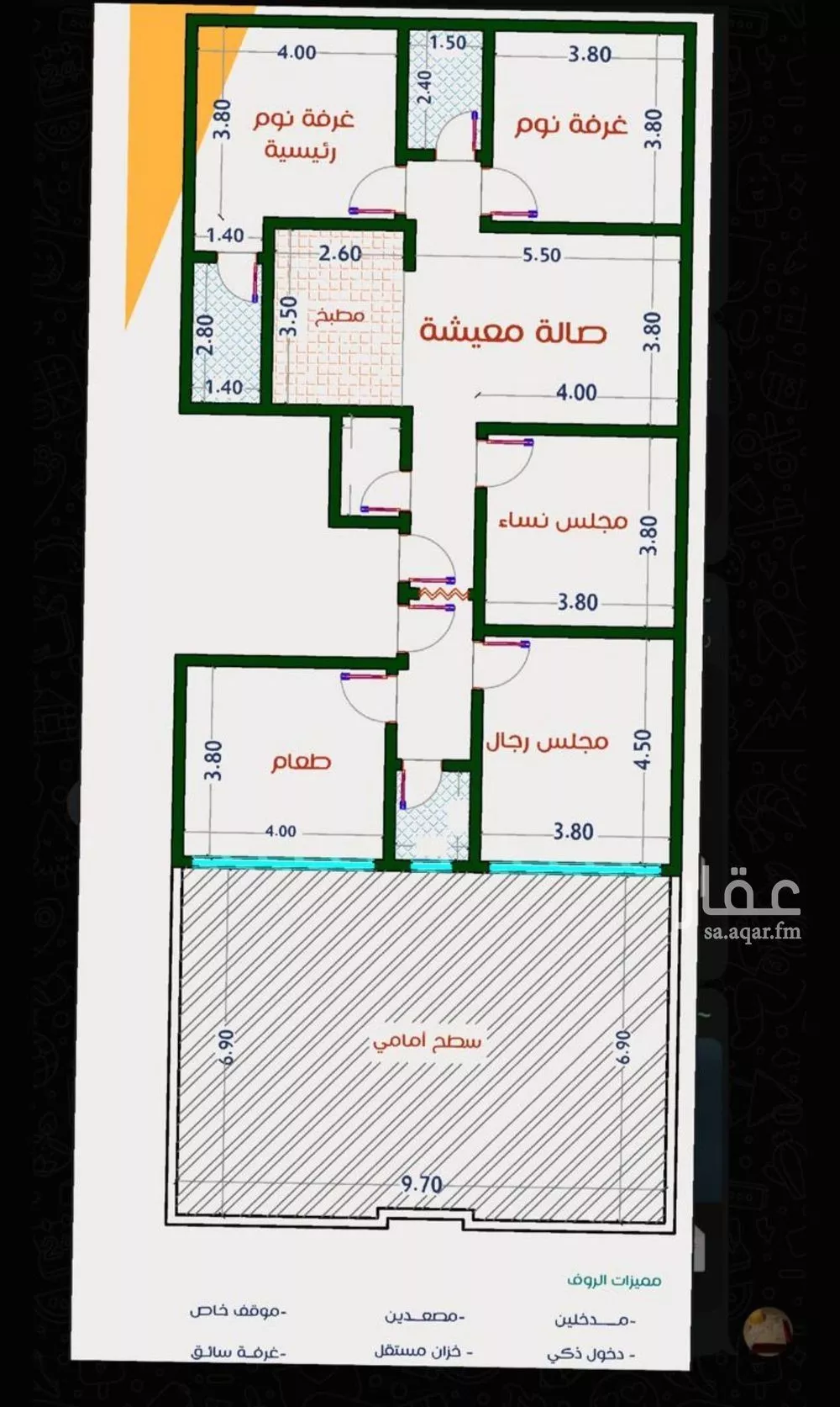 شقة للبيع في شارع عاصم ابن قيس, حي الربوة, مدينة جدة, منطقة مكة المكرمة 1 صورة