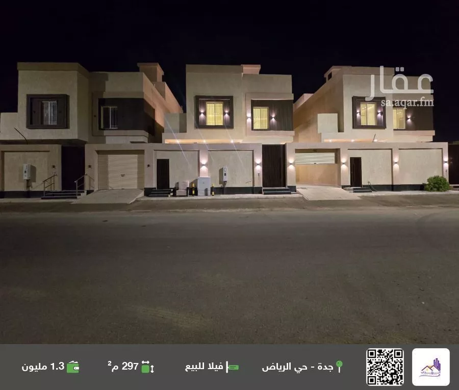 فيلا للبيع في شارع نير, حي الرياض, مدينة جدة, منطقة مكة المكرمة 1 صورة