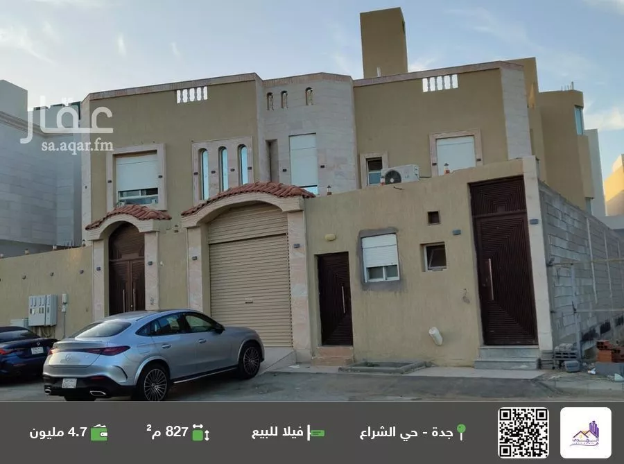 فيلا للبيع في شارع أبو القاسم السبتي, حي الشراع, مدينة جدة, منطقة مكة المكرمة 1 صورة