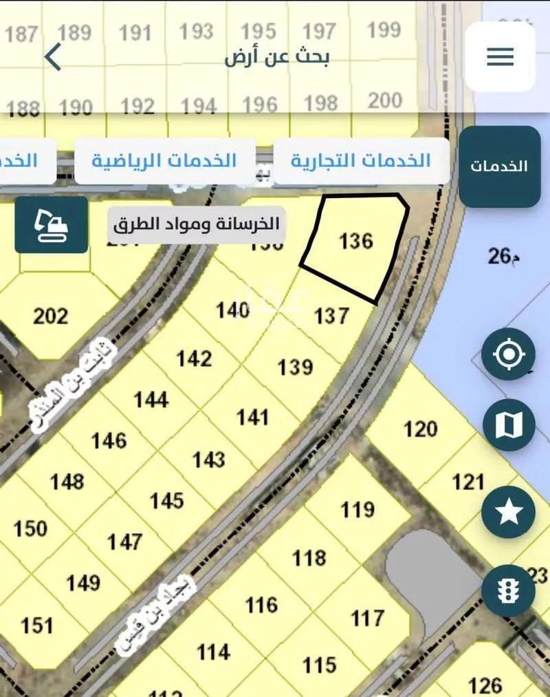 أرض للبيع في شارع بجاد بن قيس, حي حي الأندلس, مدينة الخفجى, المنطقة الشرقية 1 صورة