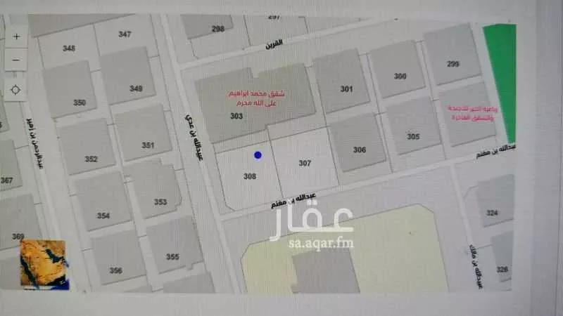 أرض للبيع في شارع عبيدالله بن عدي, حي البوادي, مدينة جدة, منطقة مكة المكرمة 1 صورة