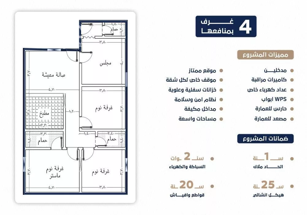 شقة للبيع في شارع منار الادب, حي السلامة, مدينة جدة, منطقة مكة المكرمة 1 صورة