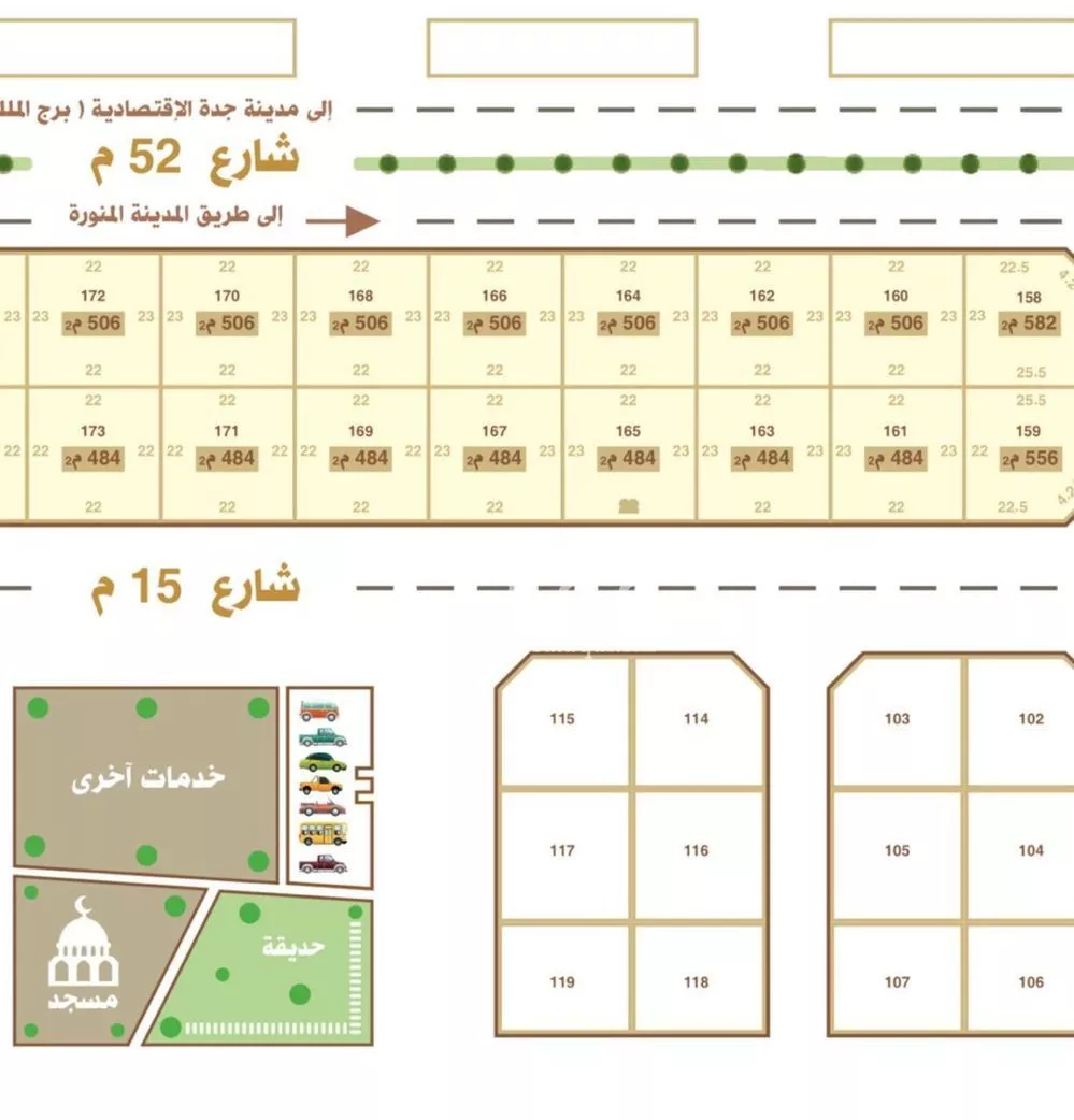 أرض للبيع في شارع أبي موسى الجمّال, حي أبحر الشمالية, مدينة جدة, منطقة مكة المكرمة 1 صورة