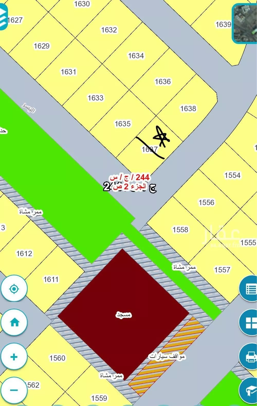 أرض للبيع في حي الجزيرة, مدينة جدة, منطقة مكة المكرمة 1 صورة