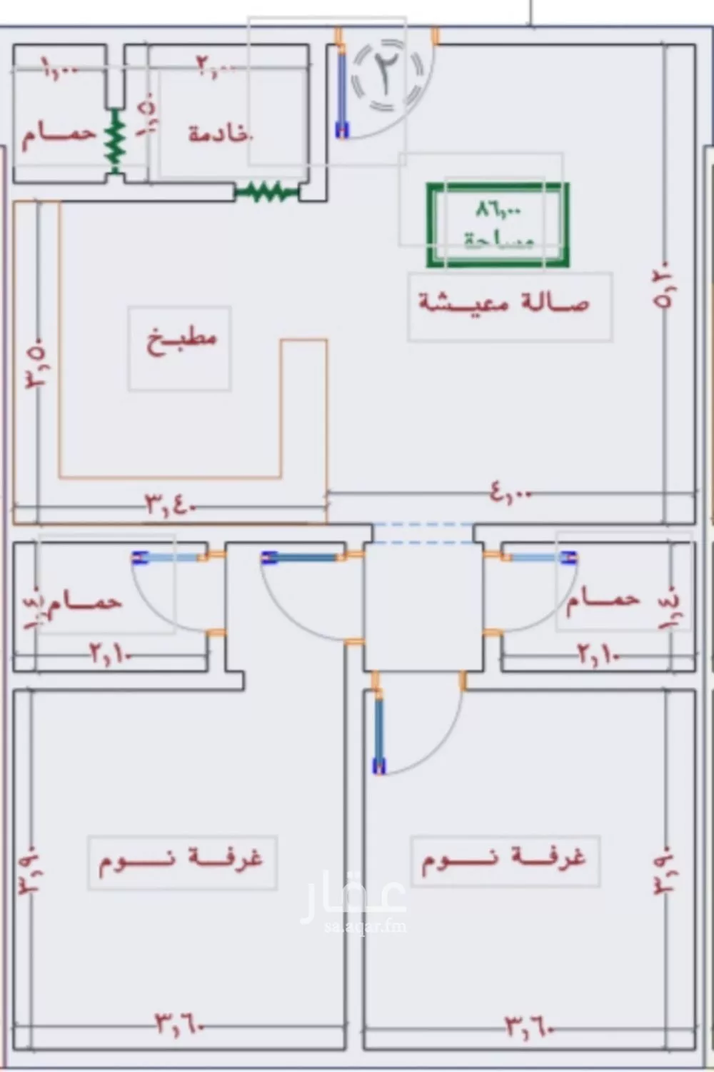 شقة للبيع في شارع حراء, حي النزهة, مدينة جدة, منطقة مكة المكرمة 1 صورة