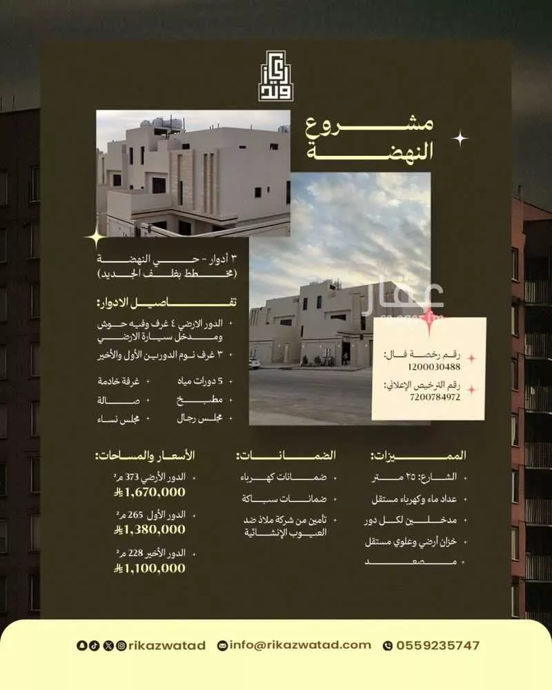 دور للبيع في شارع ابي الحلو, حي النهضة, مدينة الرياض, منطقة الرياض 1 صورة