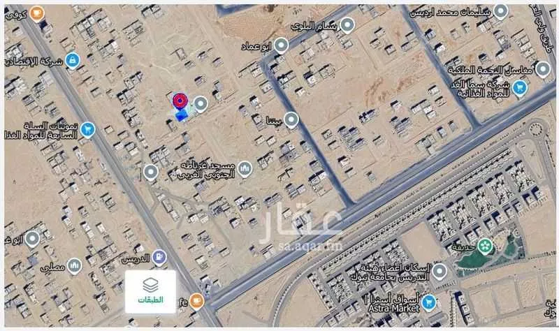 أرض للبيع في شارع أحمد بن حفصون ، حي غرناطة ، تبوك ، منطقة تبوك 1 صورة