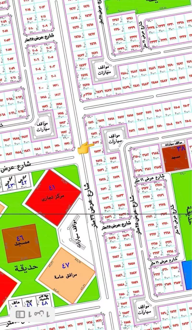 أرض للبيع في شارع عبدالوهاب البصري, حي (حي رقم (5, مدينة الليث, منطقة مكة المكرمة 1 صورة