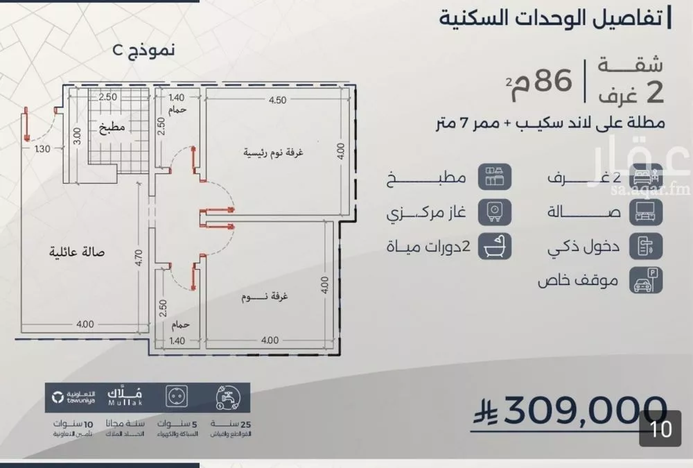 شقة للبيع في شارع احمد بن عيسى الرومي, حي الفيحاء, مدينة جدة, منطقة مكة المكرمة 1 صورة