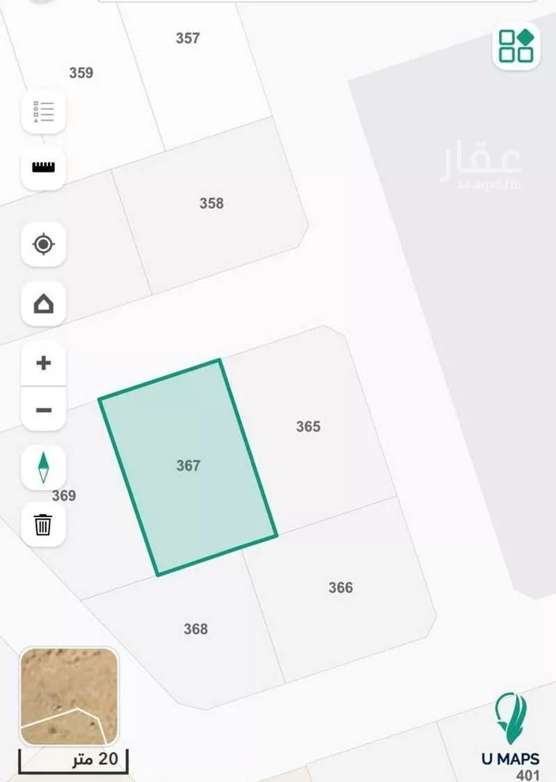 أرض للبيع في مدينة النبقيه, منطقة القصيم 1 صورة