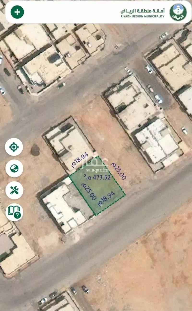 أرض للبيع في شارع عثمان بن سليمان, حي المهدية, مدينة الرياض, منطقة الرياض 1 صورة