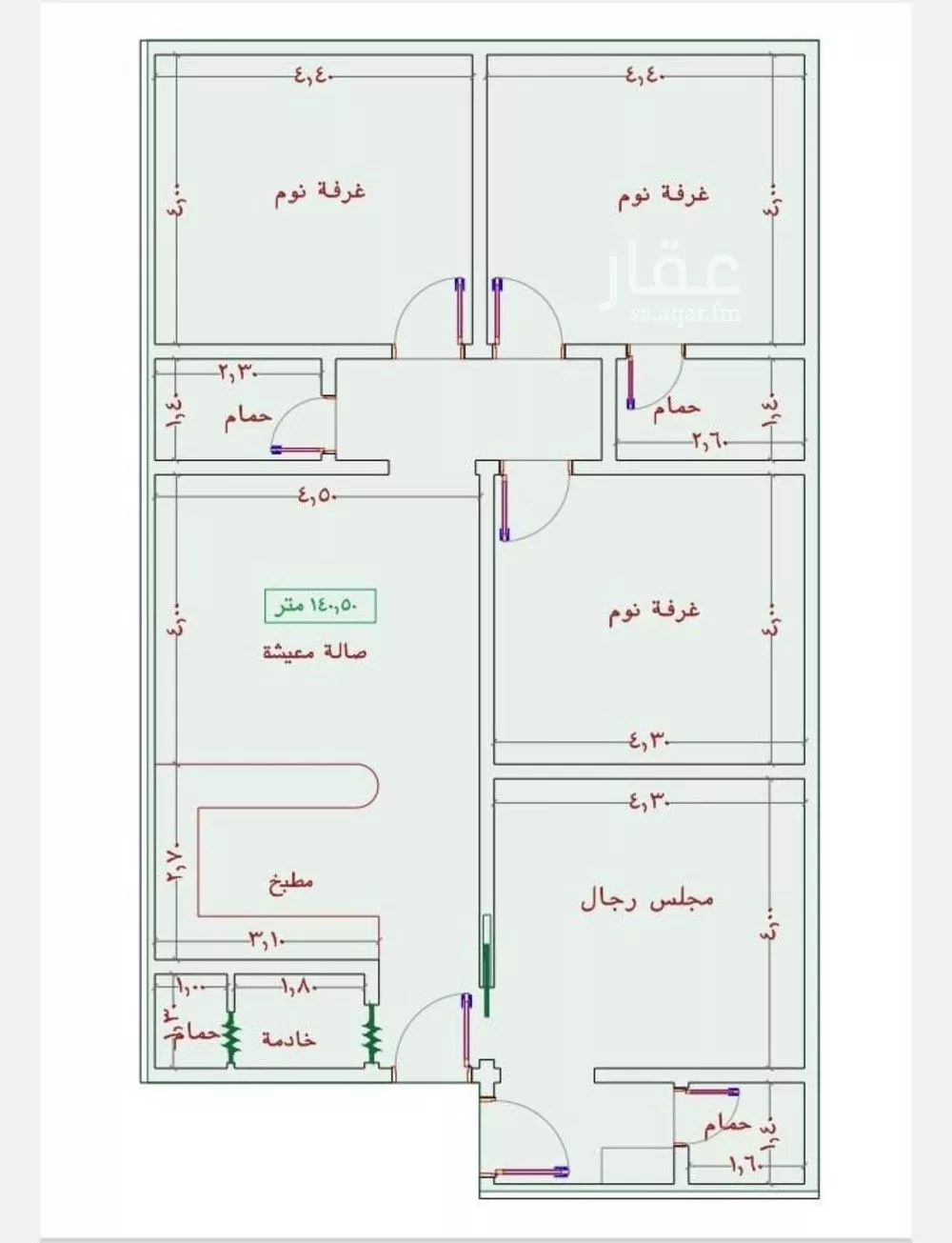 شقة للبيع في شارع عمر الخردلي, حي الجامعة, مدينة جدة, منطقة مكة المكرمة 1 صورة