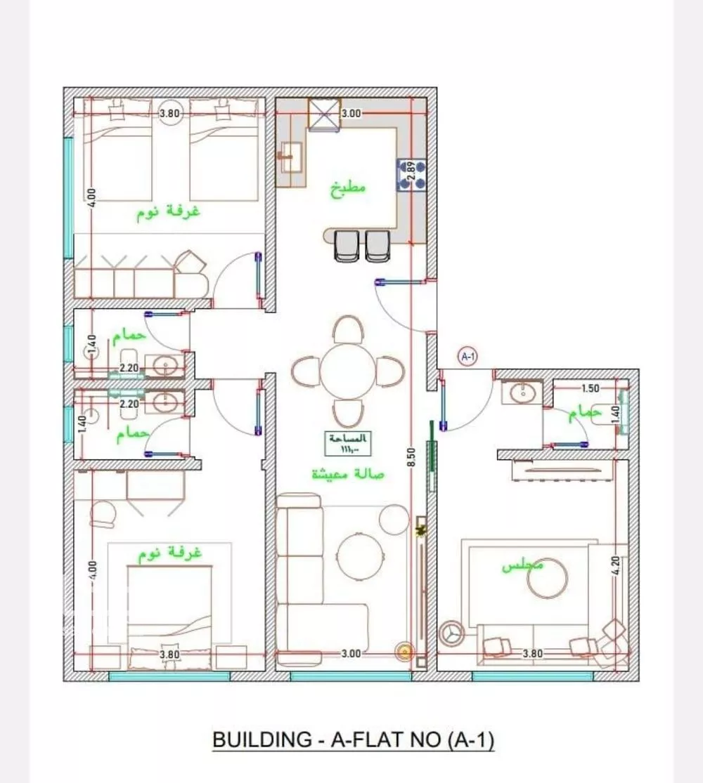 شقة للبيع في شارع الأمير عبدالعزيز بن عبدالل, حي الفيحاء, مدينة جدة, منطقة مكة المكرمة 1 صورة