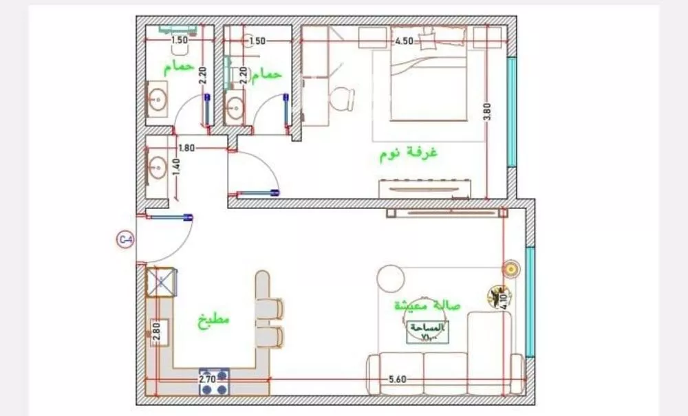 شقة للبيع في شارع طريق الملك عبدالله, حي الفيحاء, مدينة جدة, منطقة مكة المكرمة 1 صورة