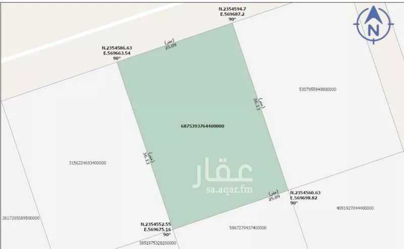 أرض للبيع في شارع خالد ابن الوليد, حي الشبيكة الجديد, مدينة مكة المكرمة, منطقة مكة المكرمة 1 صورة