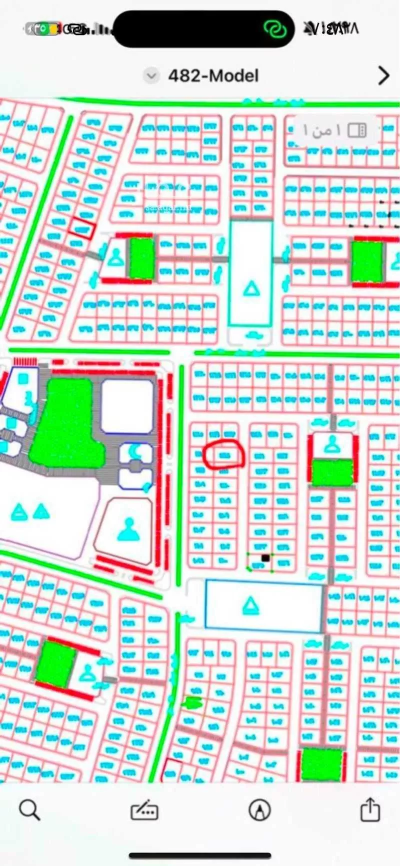 أرض للبيع في حي الروابي, مدينة جازان, منطقة جازان 1 صورة