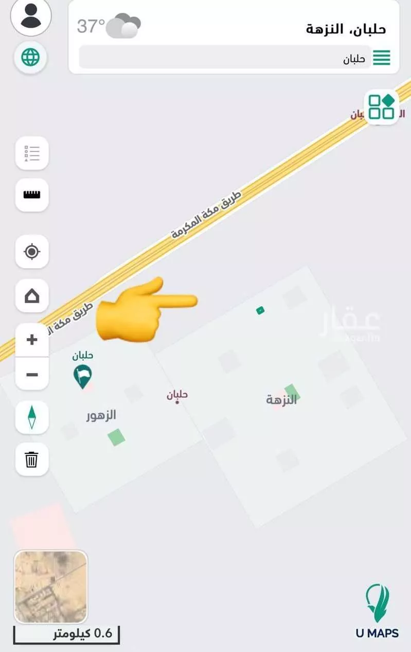 أرض للبيع في شارع النزهة 117, حي النزهة, مدينة حلبان, منطقة الرياض 1 صورة