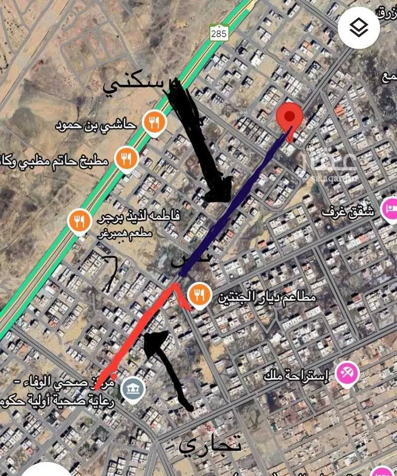 أرض للبيع في شارع الاوزعي, حي الوفاء, مدينة جدة, منطقة مكة المكرمة 1 صورة