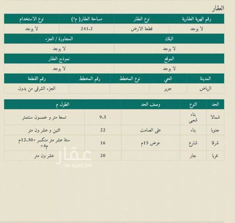 فيلا للبيع في شارع بكار الثقفي, حي جرير, مدينة الرياض, منطقة الرياض 1 صورة