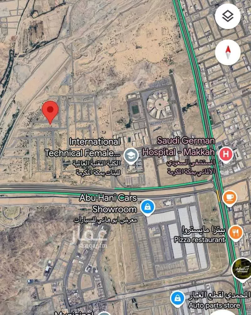 أرض للبيع في شارع أبي الأزهر الأوسي, حي القرارة الجديد, مدينة مكه المكرمه, منطقة مكة المكرمة 1 صورة