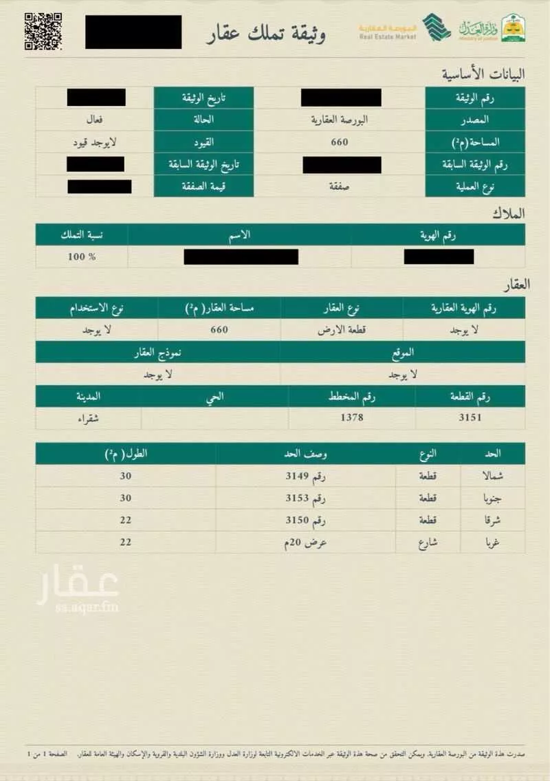 أرض للبيع في حي الجامعة, مدينة شقراء, منطقة الرياض 1 صورة