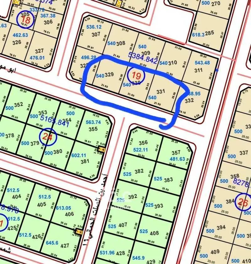 أرض للبيع في شارع ابو موسى الفارسي, حي عين الخيف, مدينة المدينة المنورة, منطقة المدينة المنورة 1 صورة