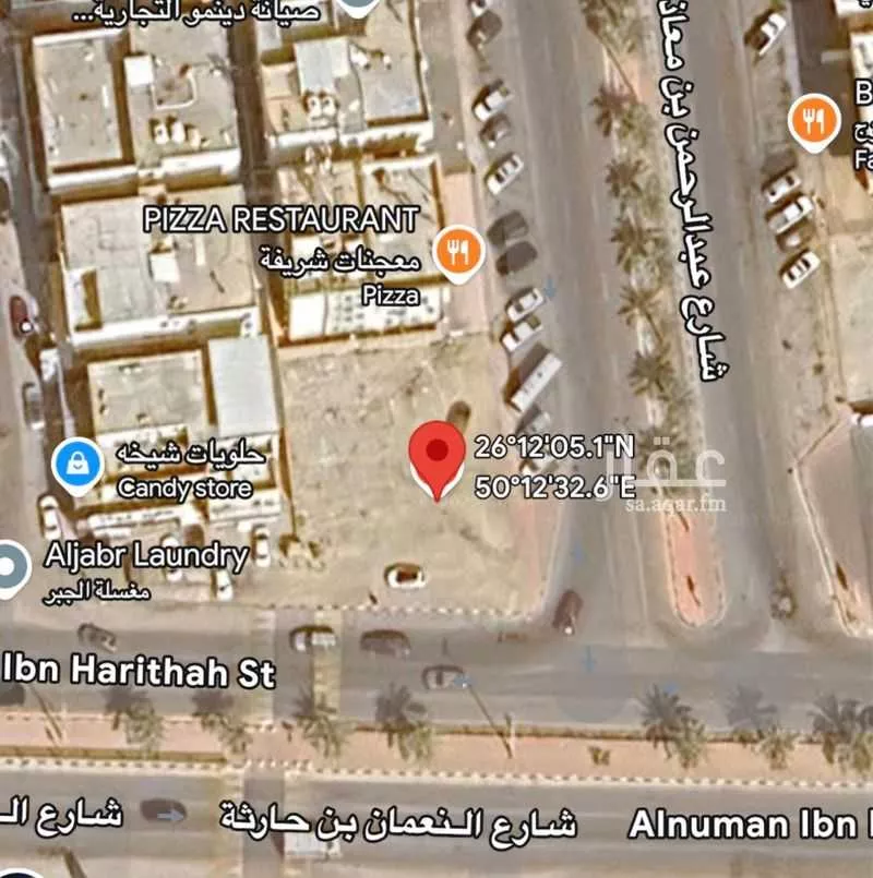 أرض للإيجار في شارع شارع نعمان بن حارثة, حي الجسر, مدينة الخبر, المنطقة الشرقية 1 صورة