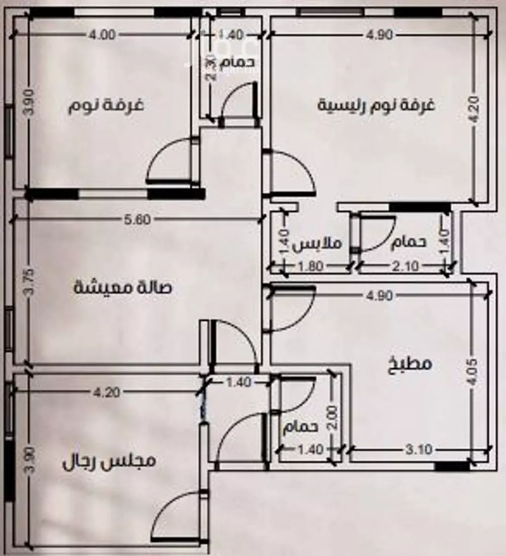 شقة للبيع في شارع ابو سبره الجعفي, حي الزهراء, مدينة جدة, منطقة مكة المكرمة 1 صورة