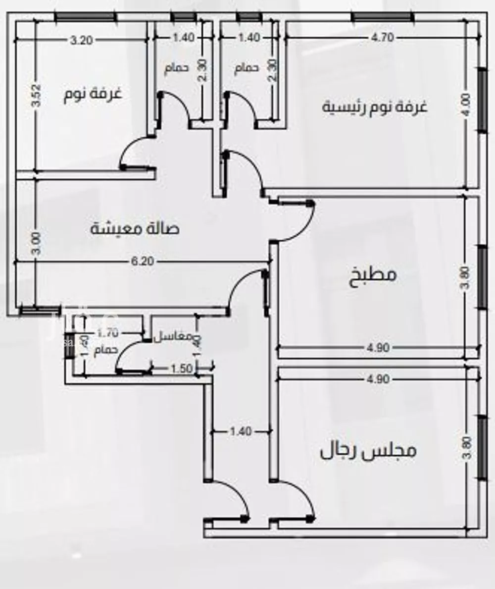شقة للبيع في شارع ابو مليكه الكندي, حي الزهراء, مدينة جدة, منطقة مكة المكرمة 1 صورة