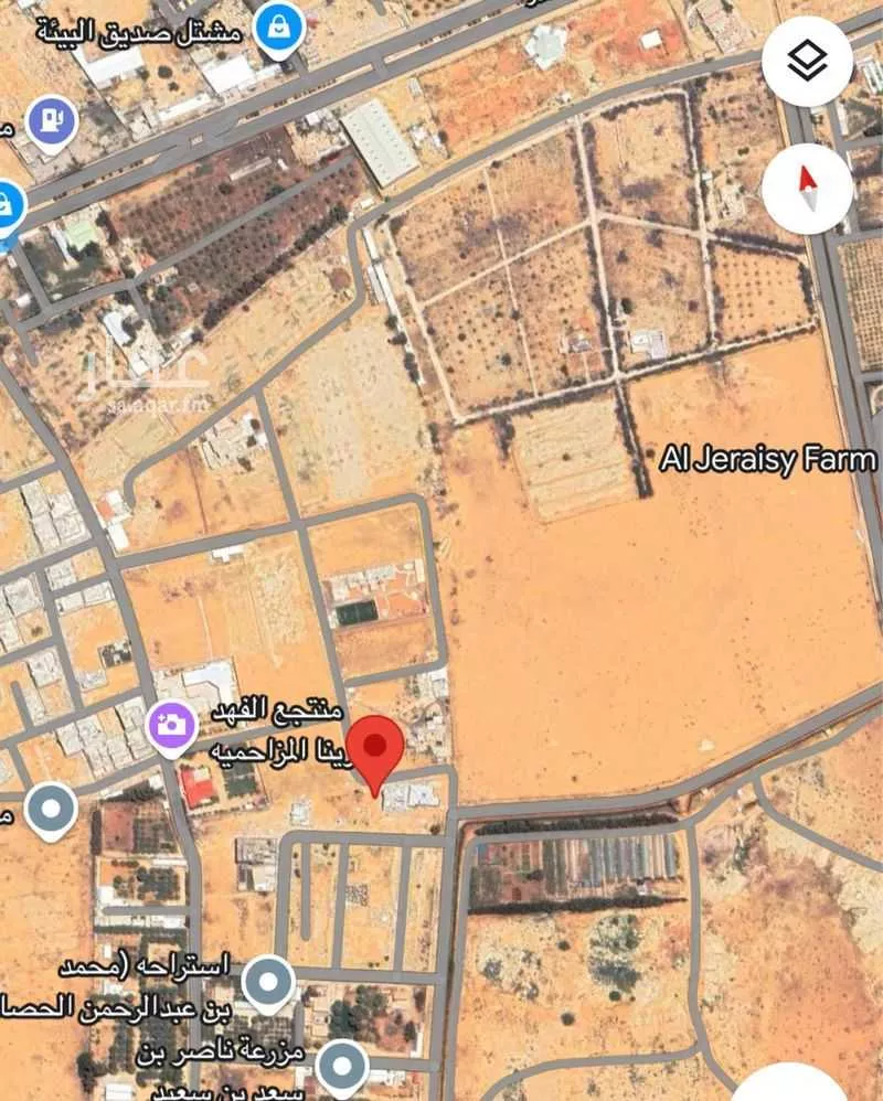 أرض للبيع في حي اللؤلؤة, مدينة المزاحميه, منطقة الرياض 1 صورة