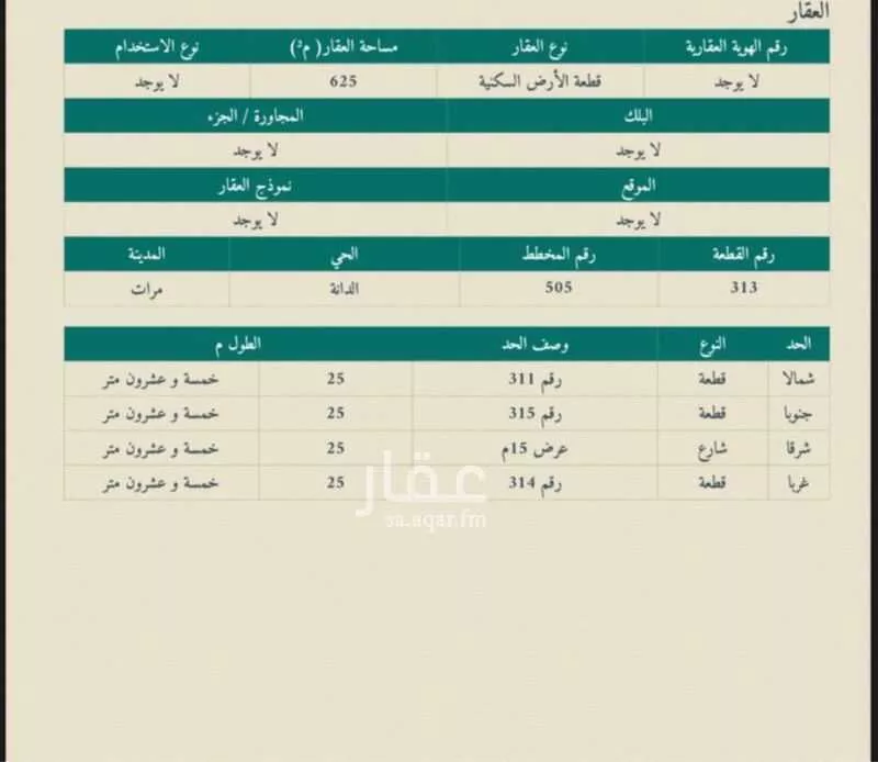 أرض للبيع في حي الدانة, مدينة لبخه, منطقة الرياض 1 صورة